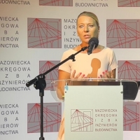 Dorota Cabańska, Główny Inspektor Nadzoru Budowlanego podczas III edycji konferencji pt. „Usprawnianie procesu inwestycyjnego w budownictwie”.