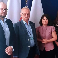 Łukasz Rymarz, Ministerstwo Rozwoju i Technologii; Jan Bobrowicz, Przewodniczący Rady; Iwona Tokarska, dyrektor Departamentu Wyrobów Budowlanych; Anna Trzos, Departament Wyrobów Budowlanych